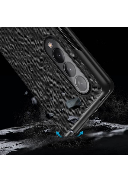 Samsung Galaxy Z Fold 4 Için Telefon Kılıfı - Koyu Mavi (Yurt Dışından)