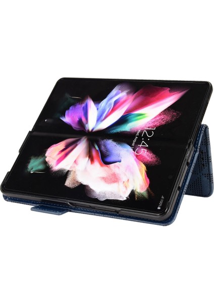 Samsung Galaxy Z Fold 4 Için Telefon Kılıfı - Mavi (Yurt Dışından)