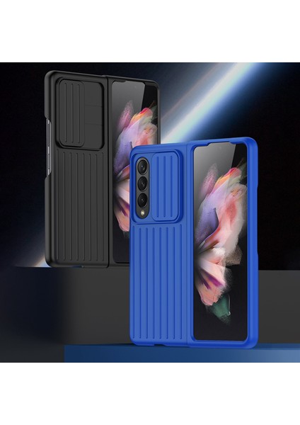 Samsung Galaxy Z Fold 4 Için Telefon Kılıfı - Mavi (Yurt Dışından)