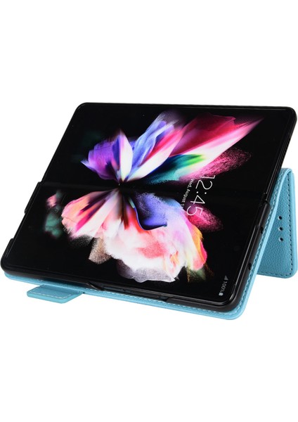 Samsung Galaxy Z Fold 4 Için Telefon Kılıfı - Bebek Mavisi (Yurt Dışından)