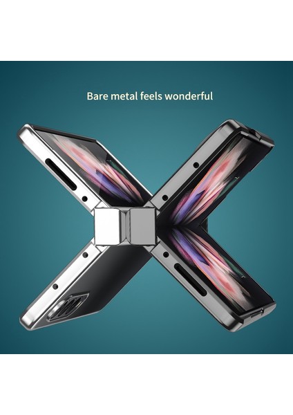 Samsung Galaxy Z Fold 4 Için Telefon Kılıfı - Altın (Yurt Dışından)