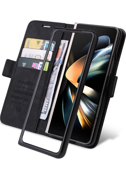 Samsung Galaxy Z Fold 4 Için Telefon Kılıfı - Siyah (Yurt Dışından)