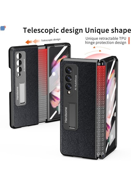 Samsung Galaxy Z Fold 4 Için Telefon Kılıfı - Siyah (Yurt Dışından)