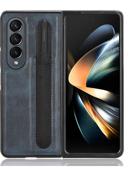 Samsung Galaxy Z Fold 4 Için Telefon Kılıfı - Mavi (Yurt Dışından)