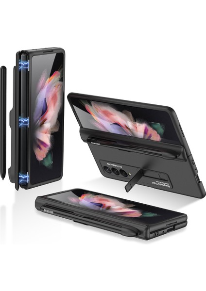 Samsung Galaxy Z Fold 3 Için Telefon Kılıfı - Siyah (Yurt Dışından)