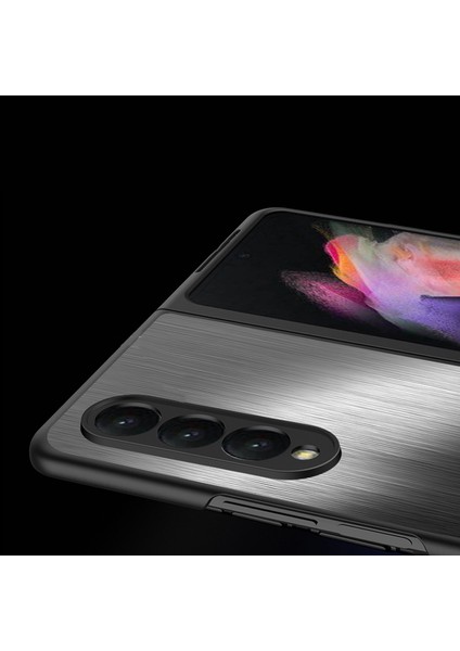 Samsung Galaxy Z Fold 3 Için Telefon Kılıfı - Siyah (Yurt Dışından) fırsatları