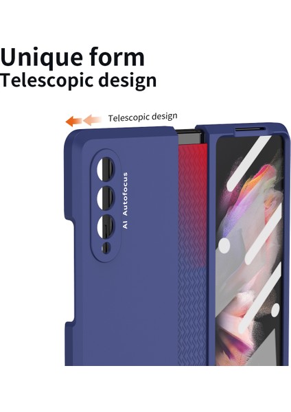 Samsung Galaxy Z Fold 3 Için Telefon Kılıfı - Mavi (Yurt Dışından) indirimleri