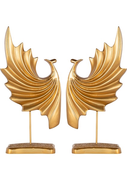 Dekor Lıonel Gold Dekoratif Obje Set