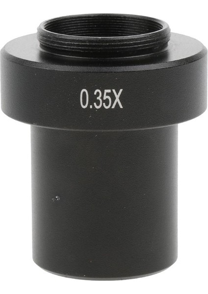 0.35 Mercek C Monte Mikroskop Siyahı Için Ek Lens Adaptörü (Yurt Dışından)