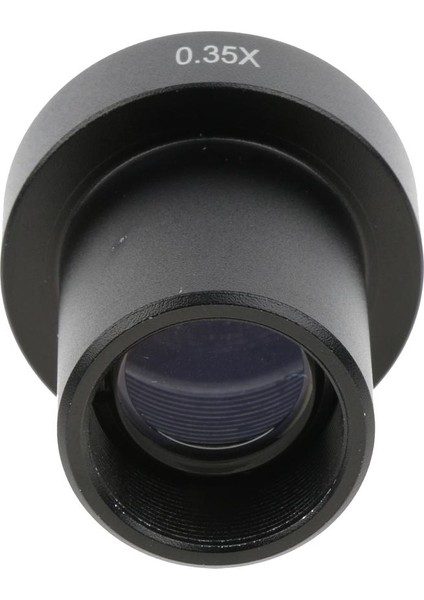 0.35 Mercek C Monte Mikroskop Siyahı Için Ek Lens Adaptörü (Yurt Dışından)