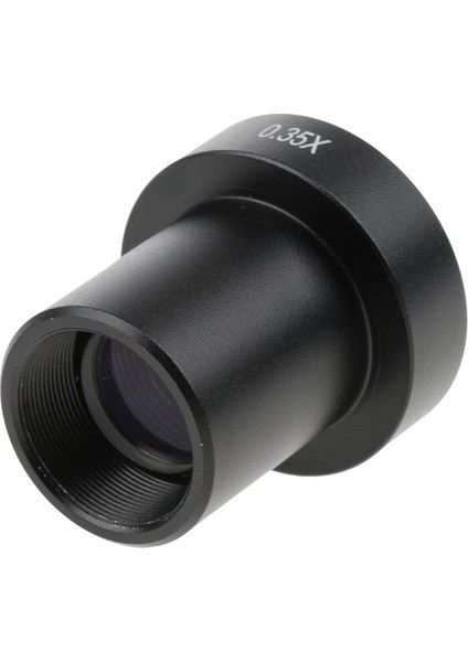0.35 Mercek C Monte Mikroskop Siyahı Için Ek Lens Adaptörü (Yurt Dışından)