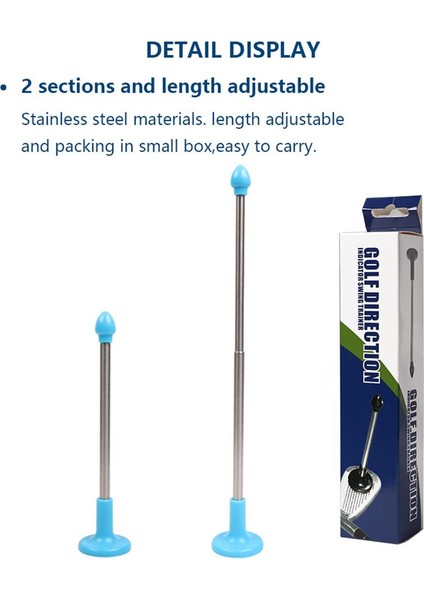 1 Adet Golf Yalan Açısı Alet Antrenman Yardımı Çubukları Salıncak Eğitmenleri 16-26.5cm (Yurt Dışından) indirimleri