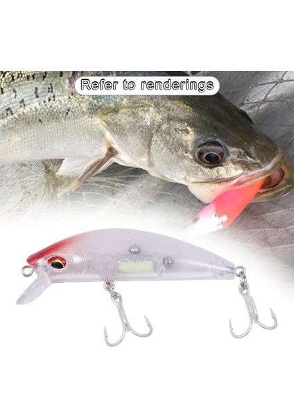 Balıkçılık Lures Yüzer Topwater Lure Gerçekçi Poppers Bas Beyaz Geri Swimbait (Yurt Dışından)