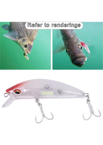 Balıkçılık Lures Yüzer Topwater Lure Gerçekçi Poppers Bas Beyaz Geri Swimbait (Yurt Dışından)