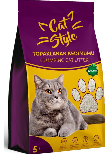 Catstyle Kedı Kumu Naturel 5 lt