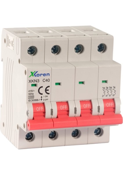 4X80A C Tipi Grup Sigorta