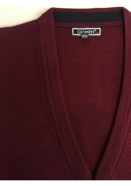 Grimen Düğmeli Çelik Örme Casual Rahat Kalıp Düğmeli Yelek fırsatları