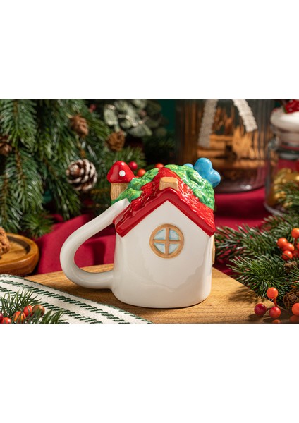 Yılbaşı Flowery Home Dolomite Kupa 200 ml Renkli fiyatları