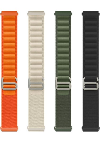 Xiaomi Gtr 42 mm (20MM) Için Kumaş Desenli Naylon Kayış-Kordon Krd-74 modelleri