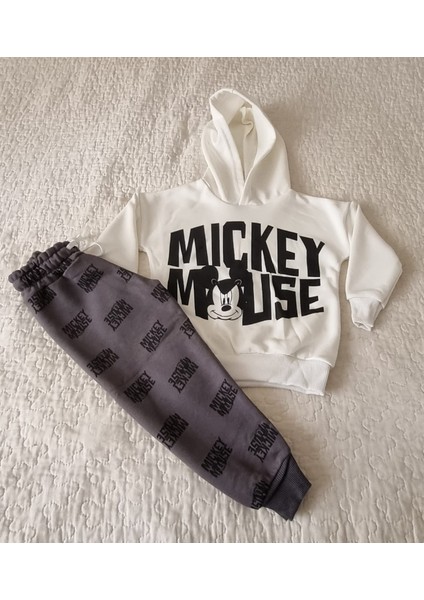 Mickey Mause Disney Kapşon Çocuk Eşofman Takımı fiyatları