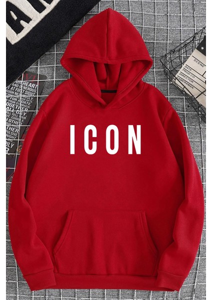 Icon Baskılı Sweatshirt