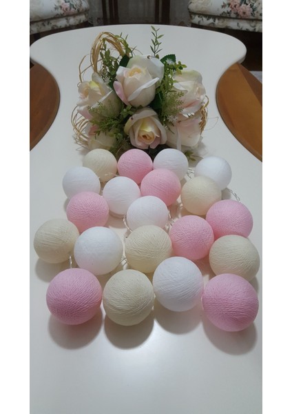 Işıklı Top Ledli Çocuk Aydınlatma Dekoratif Gece Lambası