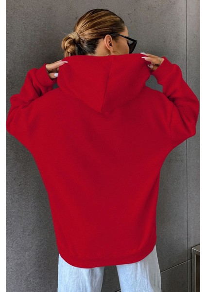Houston Baskılı Sweatshirt