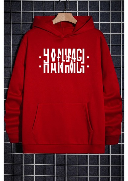 Hanımcı Yazılı Katlamalı Sweatshirt