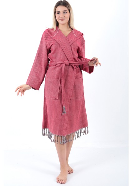 Liva Peştemal Bornoz Kırmızı fırsatları