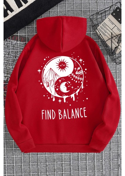Yin & Yang Tasarım Sweatshirt