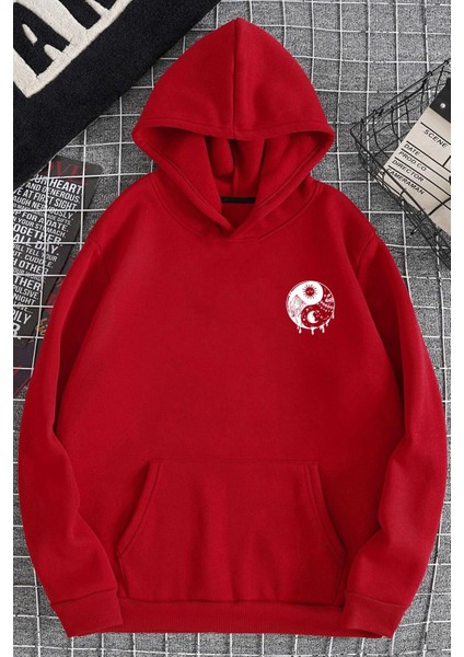 Yin & Yang Tasarım Sweatshirt