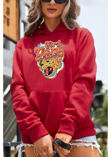 Gril Gang Baskılı Sweatshirt