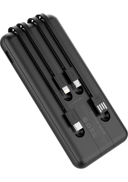 G102 10000MAH 2*usb Port+Micro+Usb Girişli Siyah Lcd Powerbank fırsatları