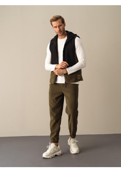 Erkek Haki Regular Fit Polar Yelek fiyatları