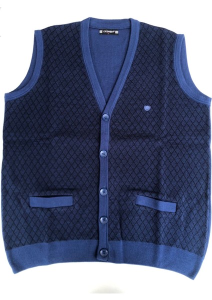 Grimen Düğmeli Çelik Örme Casual Rahat Kalıp Düğmeli Yelek indirimleri