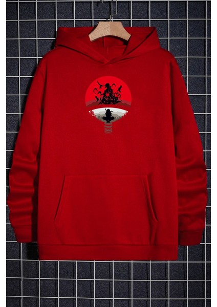 Itachi Uchiha Baskılı Sweatshirt
