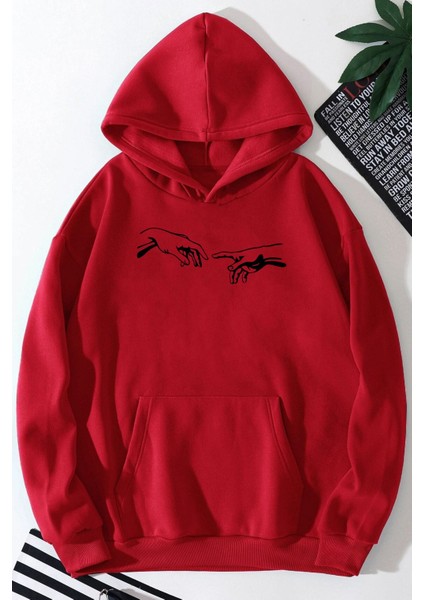 Michelangelo Baskılı Sweatshirt