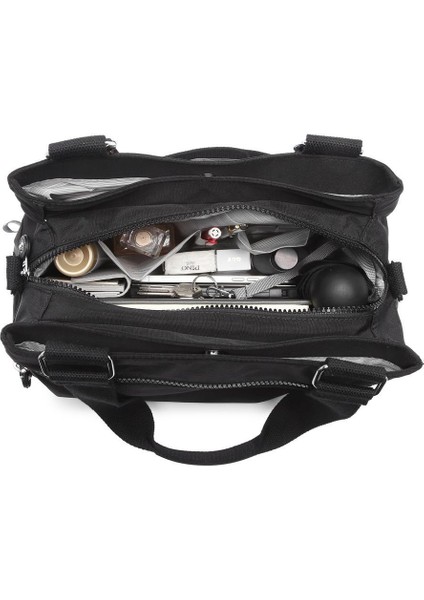 Krinkıl Kumaş Kadın Çantası Smart Bags 1125-78 Gri indirimleri