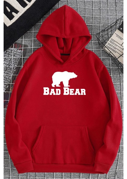Bear Baskılı Sweatshirt