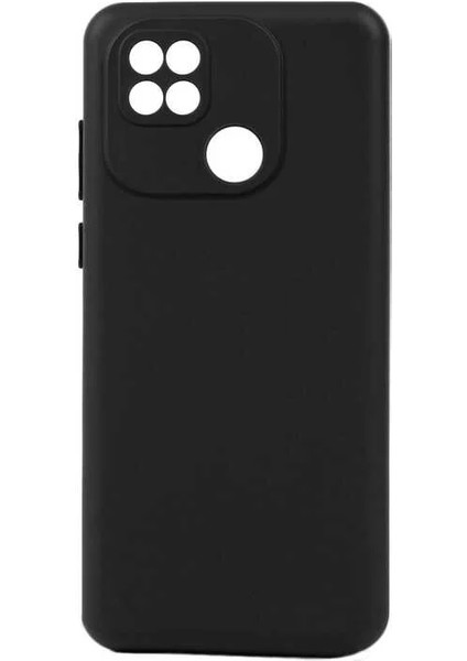 Xiaomi Poco C40 Kılıf Lopard Biye Mat Yumuşak Silikon Kapak Siyah
