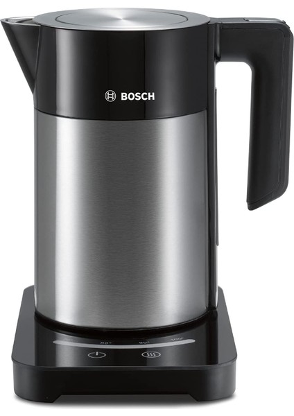 TWK7203 Programlanabilir Elektrikli Su Isıtıcısı, 2200 W, 1,7 Litre, Siyah/paslanmaz Çelik