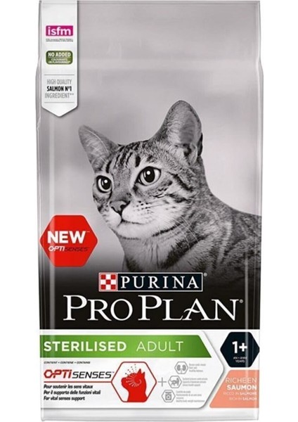 Pro Plan Sterilised Kisirlaştirilmiş Kediler Için Somonlu ve Ton Balikli Kedi Mamasi 1 kg
