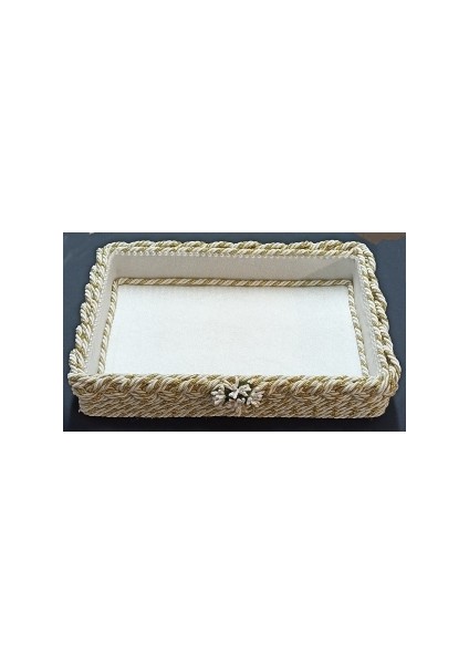 Fnt Örgü Sepet Gold Simli Havluluk Organizer Hediyelik Bohçalık Çeyizlik fırsatları