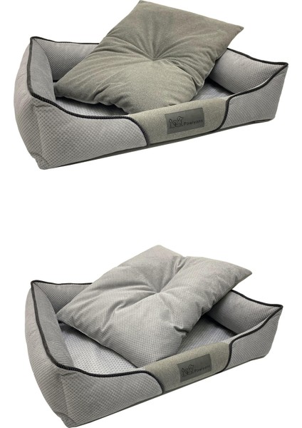 Couch Box Kedi Köpek Yatağı Üst Kalite Yıkanabilir Fermuarlı Kılıf. Astarlı Elyaf. Iç Minderli indirimleri