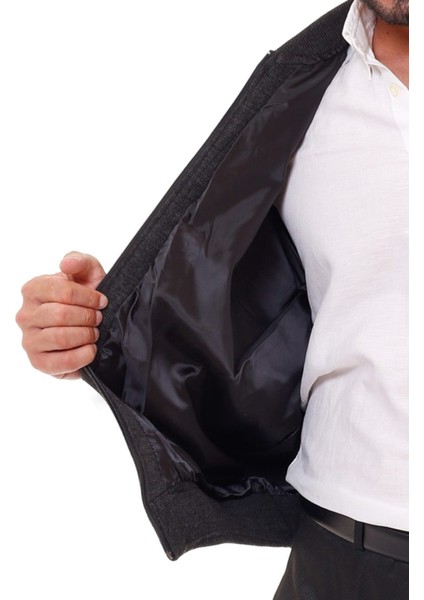 Astarlı Çelik Örme Casual Rahat Kalıp Hırka Mont Lacivert modelleri