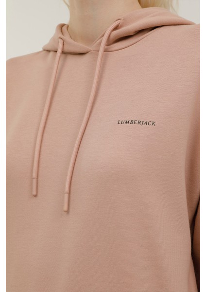 W-SN80 Basic Hoodie 2pr Pudra Kadin Sweatshirt fırsatları