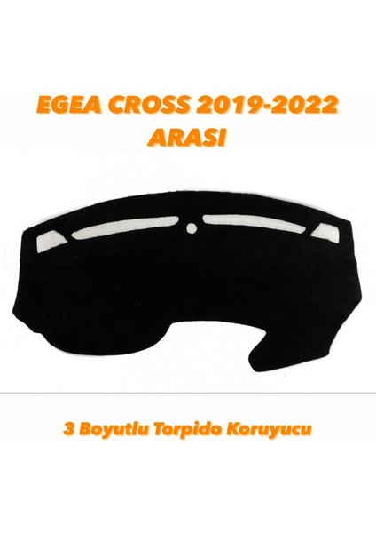 Egea Cross 2019-2022 Arası 3 Boyutlu Halı Kumaş Torpido Örtüsü