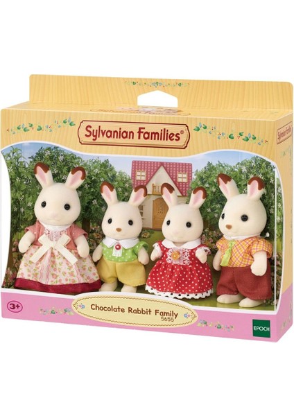 5655 Sylvanian Families Çikolata Kulaklı Tavşan Ailesi +3 Yaş