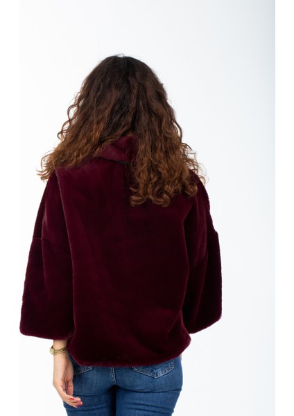 Kadın Şık Ithal Broşlu Fox Kürk Kaban fiyatları