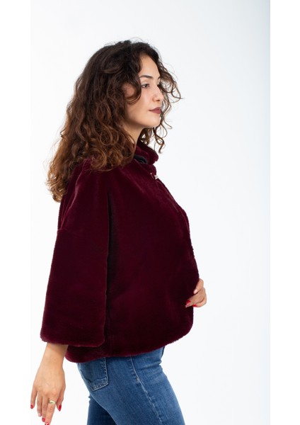 Kadın Şık Ithal Broşlu Fox Kürk Kaban fırsatları